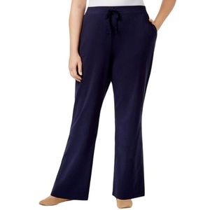Karen Scott Plus Sz 0x/3x Intrepid Blue Capri Pant